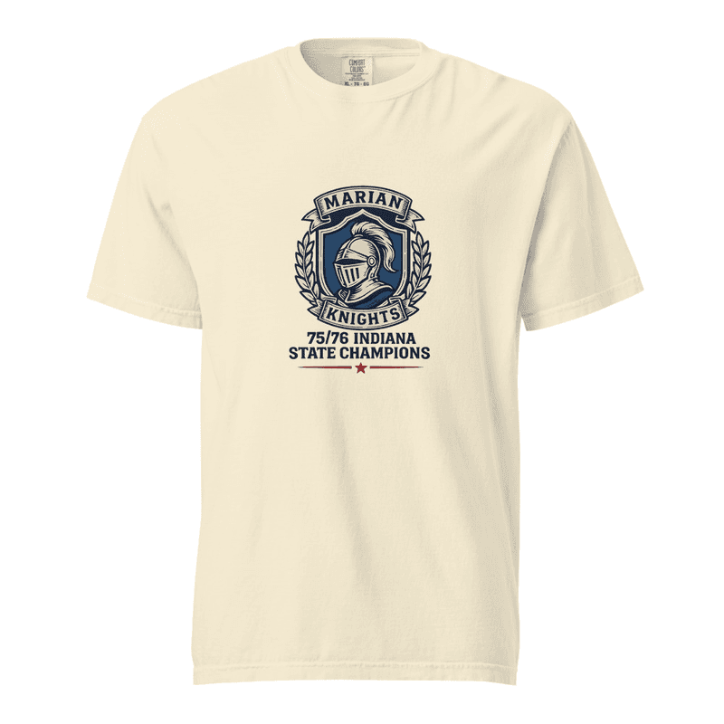 Marian 50th Knights Crest Tee