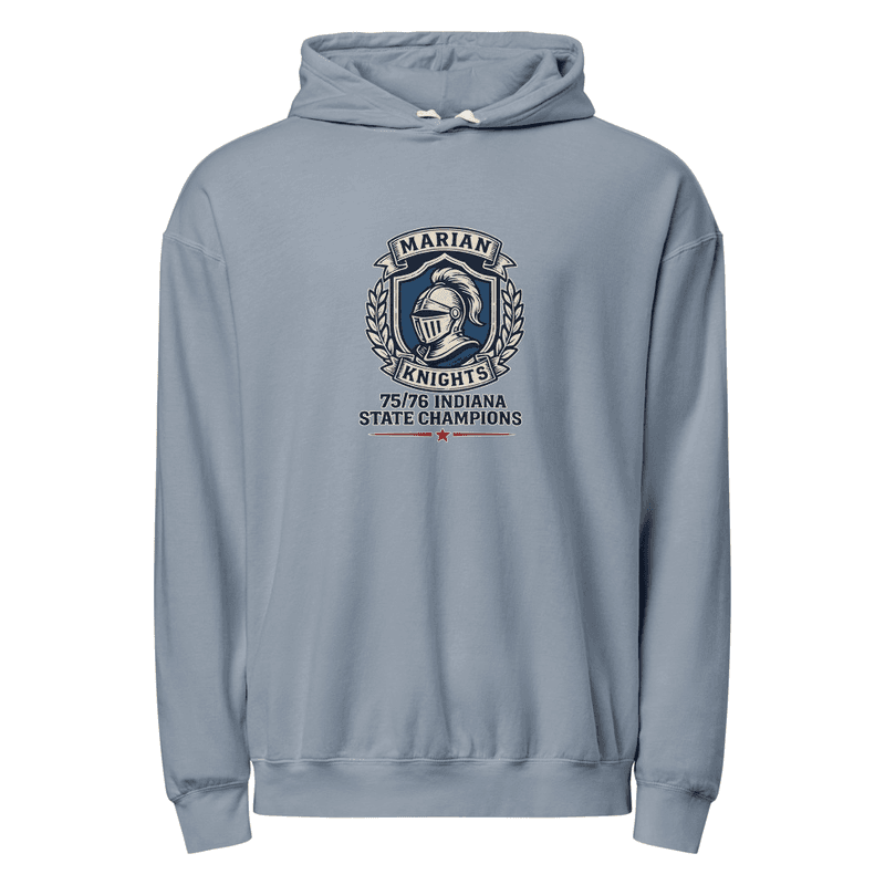 Marian 50th Knights Crest Hoodie
