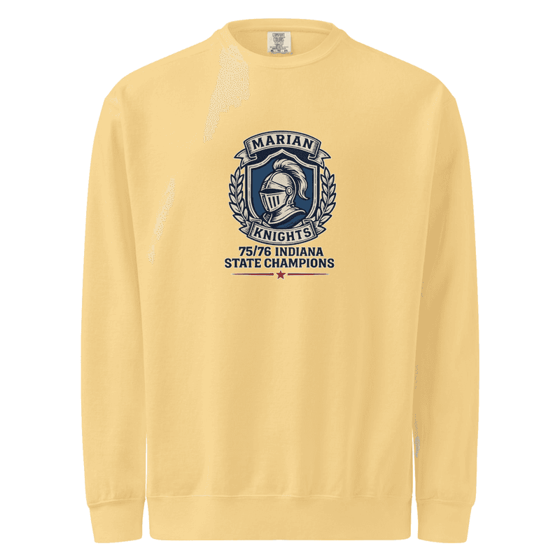 Marian 50th Knights Crest Crewneck